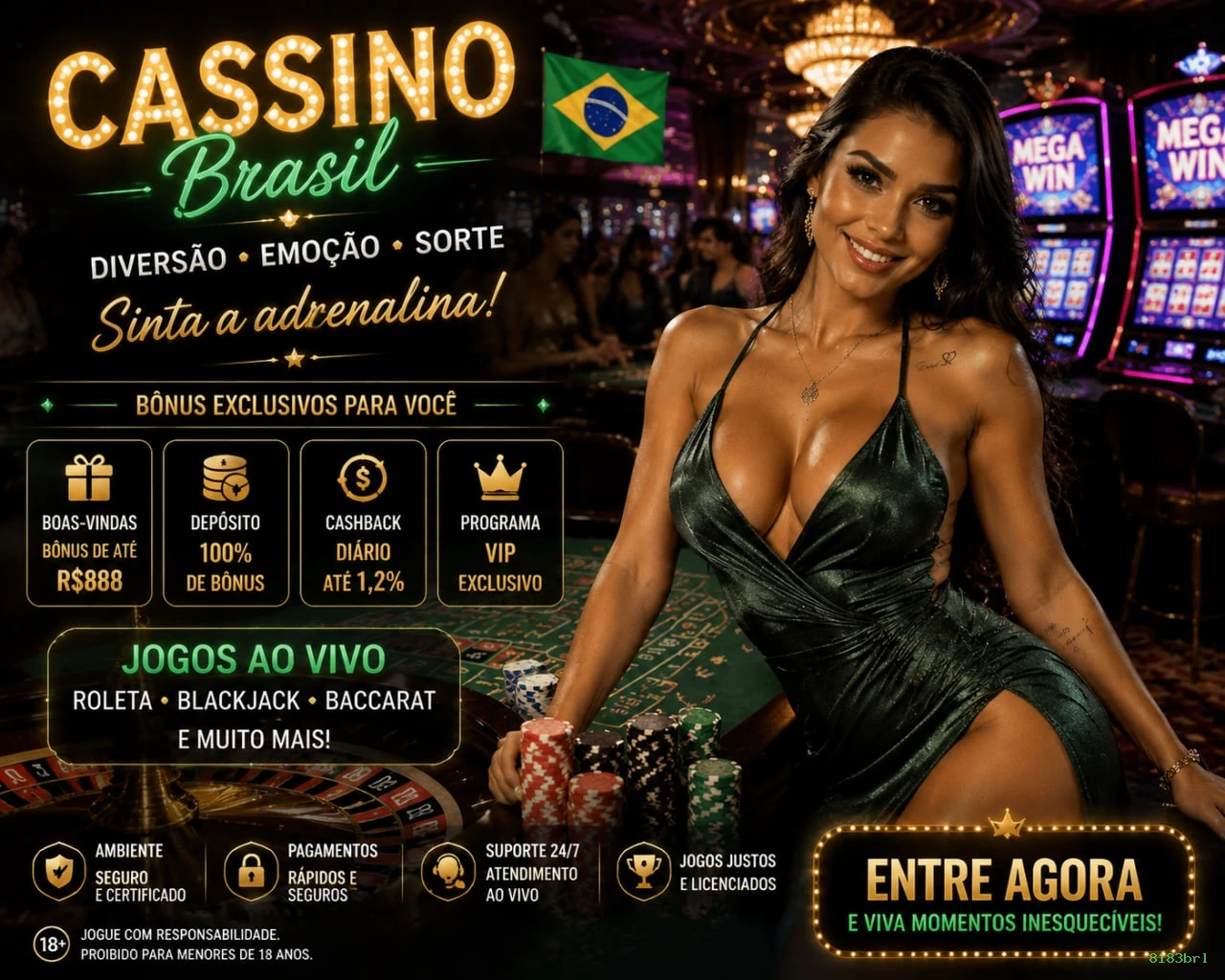 Slots online da 8183brl com jackpots progressivos